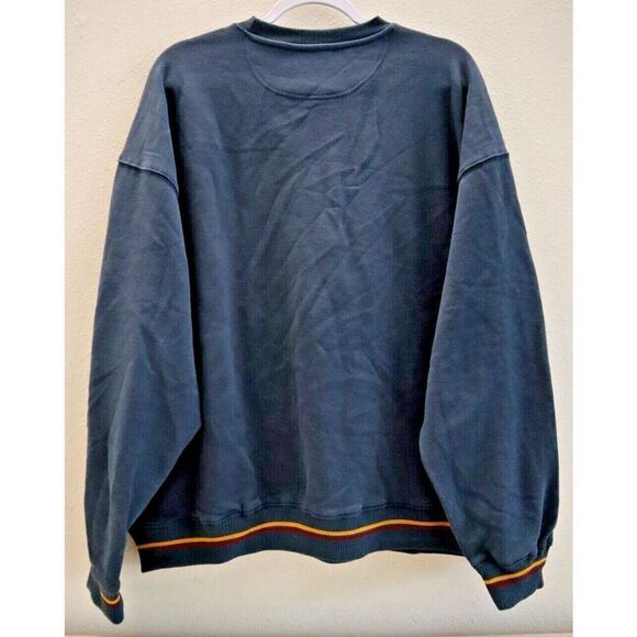 cotton:ON Women's Plus Sz 2XL Washed Navy Harry Potter Crew Licensed Sweatshirt - Picture 2 of 9
